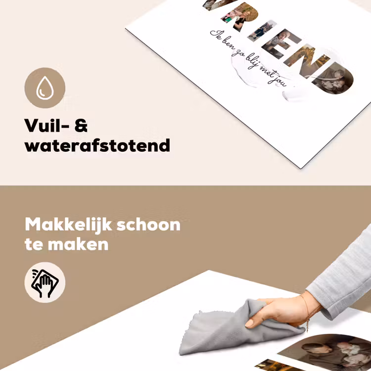 Gepersonaliseerde inductie beschermer - Vriend - Lettercollage — 6
