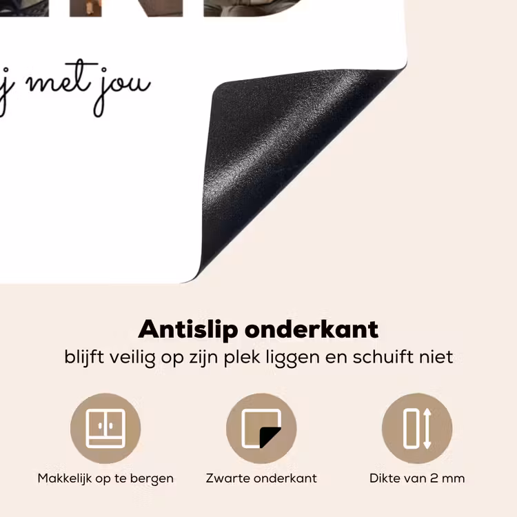 Gepersonaliseerde inductie beschermer - Vriend - Lettercollage — 9