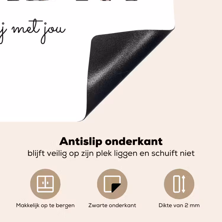 Gepersonaliseerde inductie beschermer - Vriendin - Lettercollage — 9