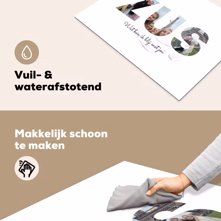 Gepersonaliseerde inductie beschermer - Zus - Lettercollage — 6
