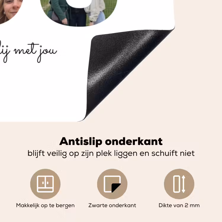 Gepersonaliseerde inductie beschermer - Zus - Lettercollage — 9