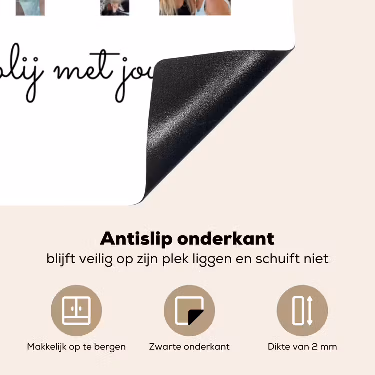 Gepersonaliseerde inductie beschermer - Bestie - Lettercollage — 9