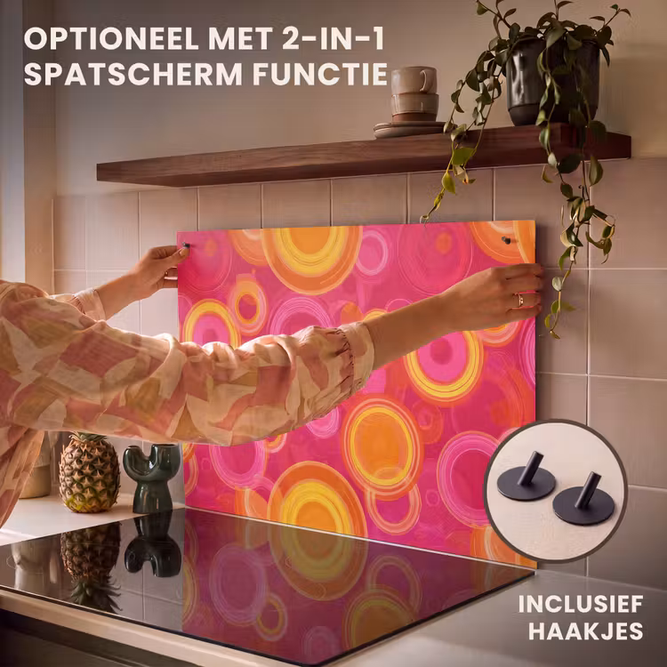 Inductie beschermer - Cirkels - Design - Kleurrijk — 10