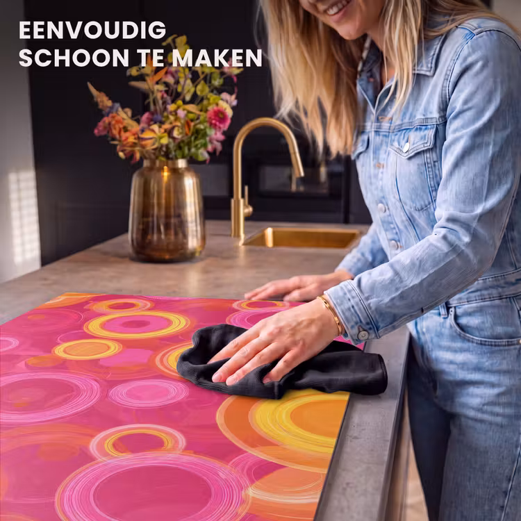 Inductie beschermer - Cirkels - Design - Kleurrijk — 6
