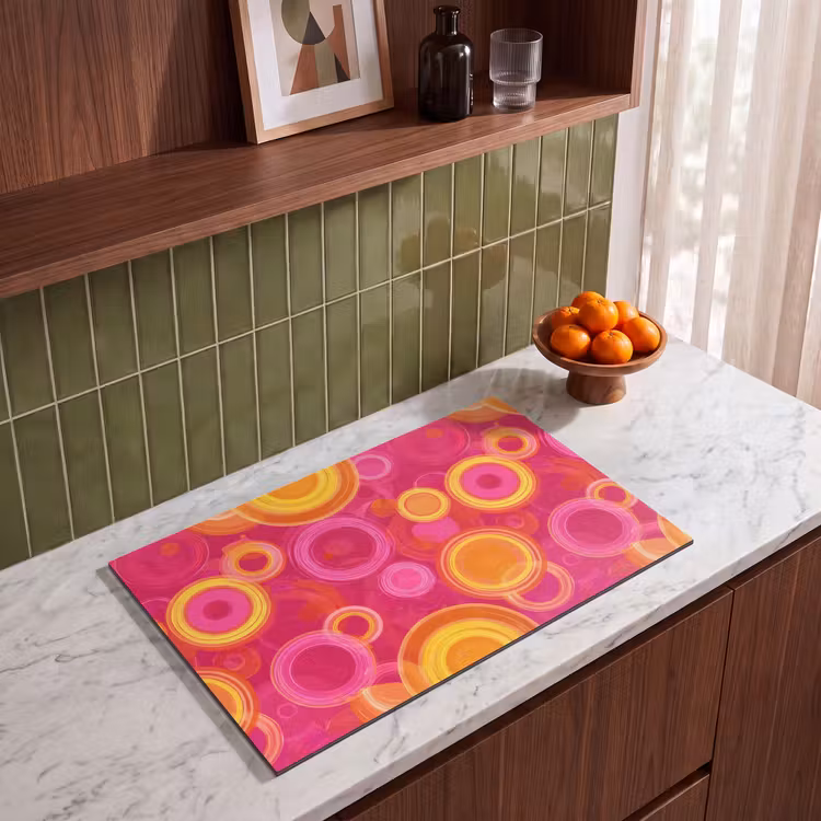 Inductie beschermer - Cirkels - Design - Kleurrijk — 8