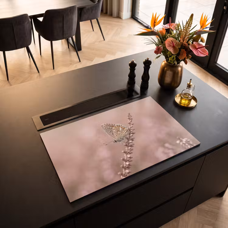 Inductie beschermer - Lavendel - Vlinder - Paars — 5