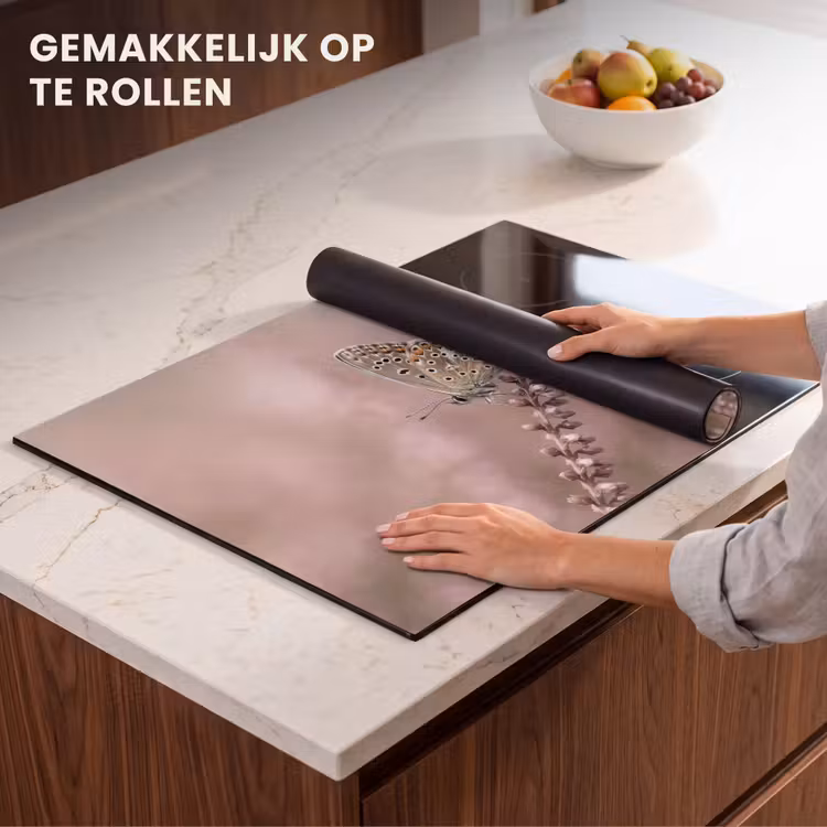 Inductie beschermer - Lavendel - Vlinder - Paars — 7
