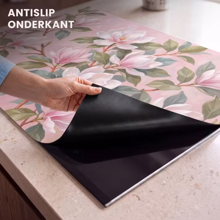 Inductie beschermer - Magnolia's - Patroon - Roze — 9