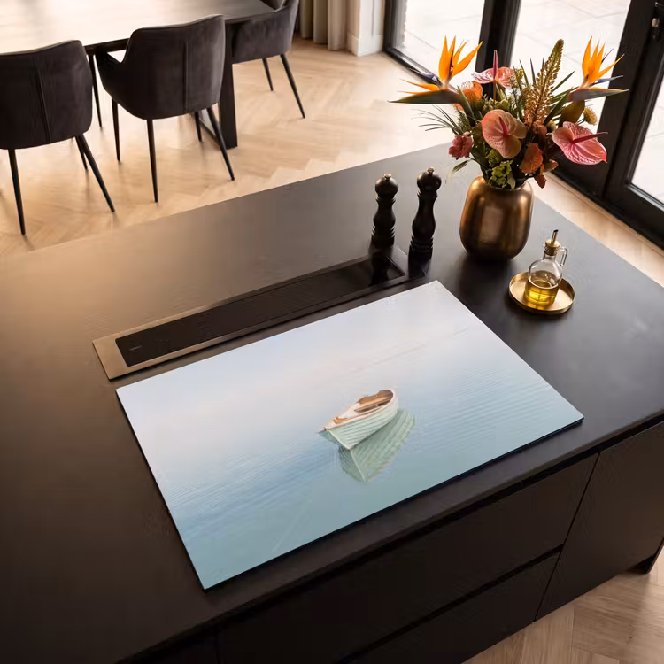 Inductie beschermer - Minimalistisch - Boot - Zee — 5
