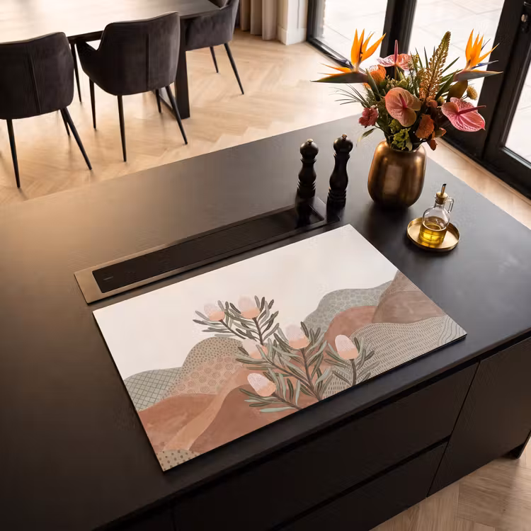 Inductie beschermer - Modern - Heuvels - Terracotta — 5