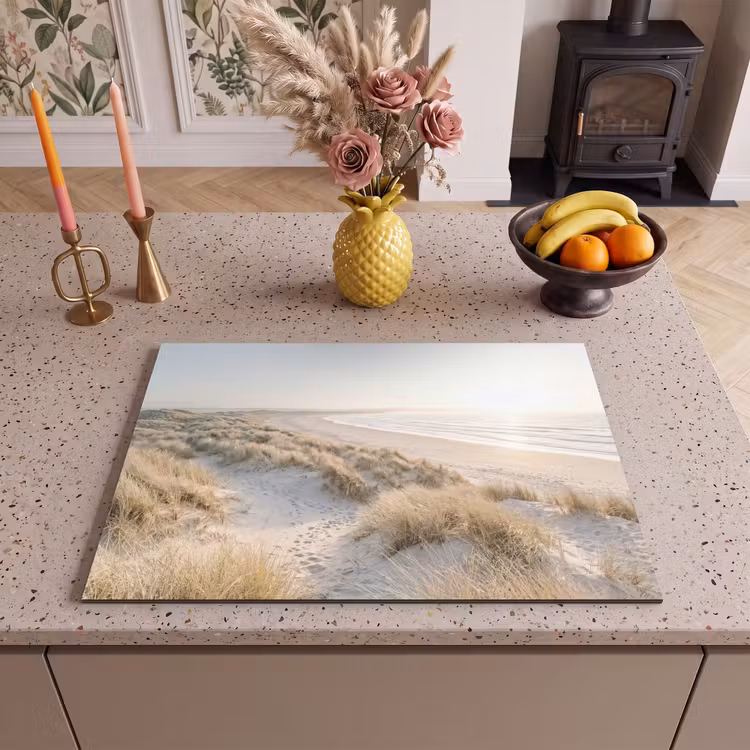 Inductie beschermer - Duinen - Strand - Beige — 2