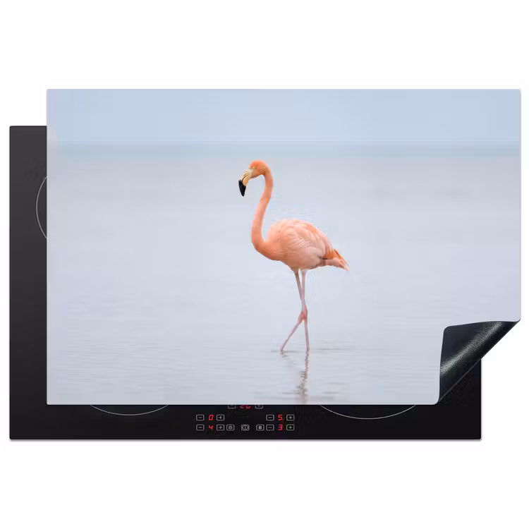 Inductie beschermer - Flamingo - Zee - Roze — 1