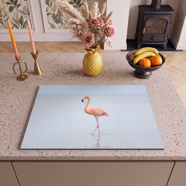 Inductie beschermer - Flamingo - Zee - Roze — 2