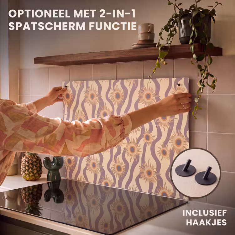 Inductie beschermer - Bohemian - Vibe - Lavendelpaars — 10