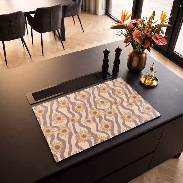 Inductie beschermer - Bohemian - Vibe - Lavendelpaars — 5