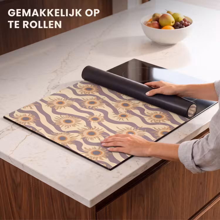 Inductie beschermer - Bohemian - Vibe - Lavendelpaars — 7