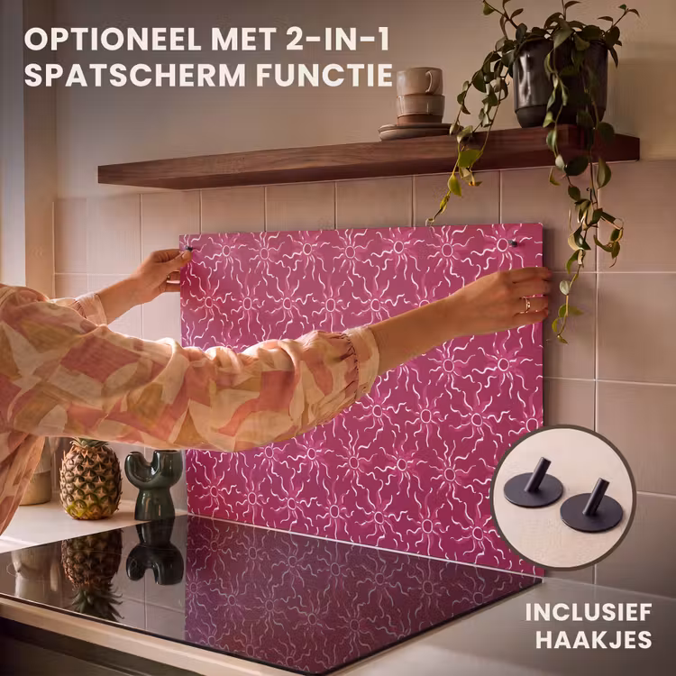 Inductie beschermer - Bohemian - Zon - Magenta — 10