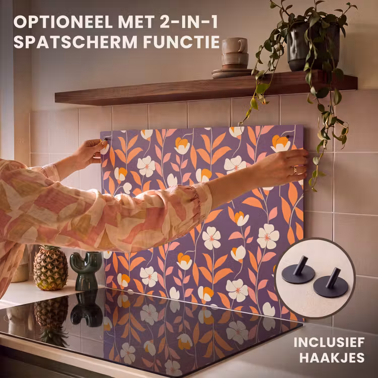 Inductie beschermer - Boho - Vintage - Paars — 10