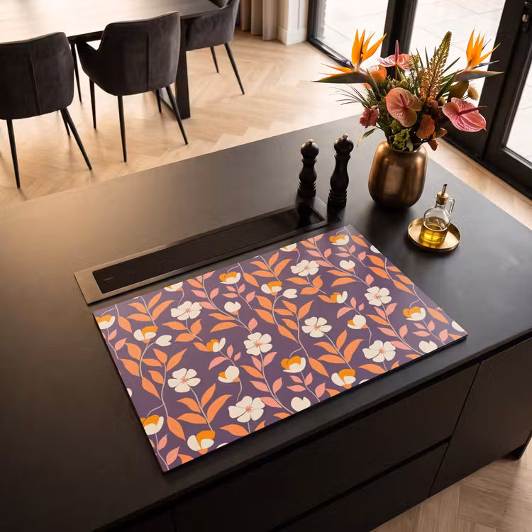 Inductie beschermer - Boho - Vintage - Paars — 5