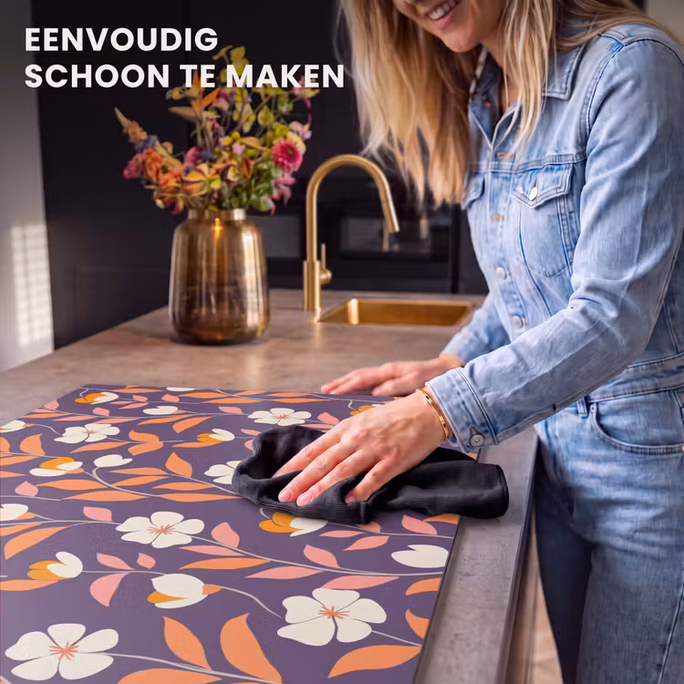 Inductie beschermer - Boho - Vintage - Paars — 6