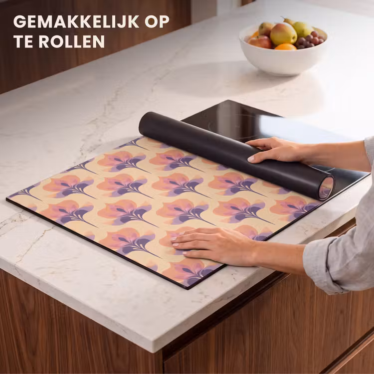 Inductie beschermer - Botanisch - Patroon - Pastel — 7