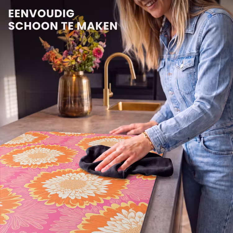 Inductie beschermer - Retro - Bloemen - Kleurrijk — 6