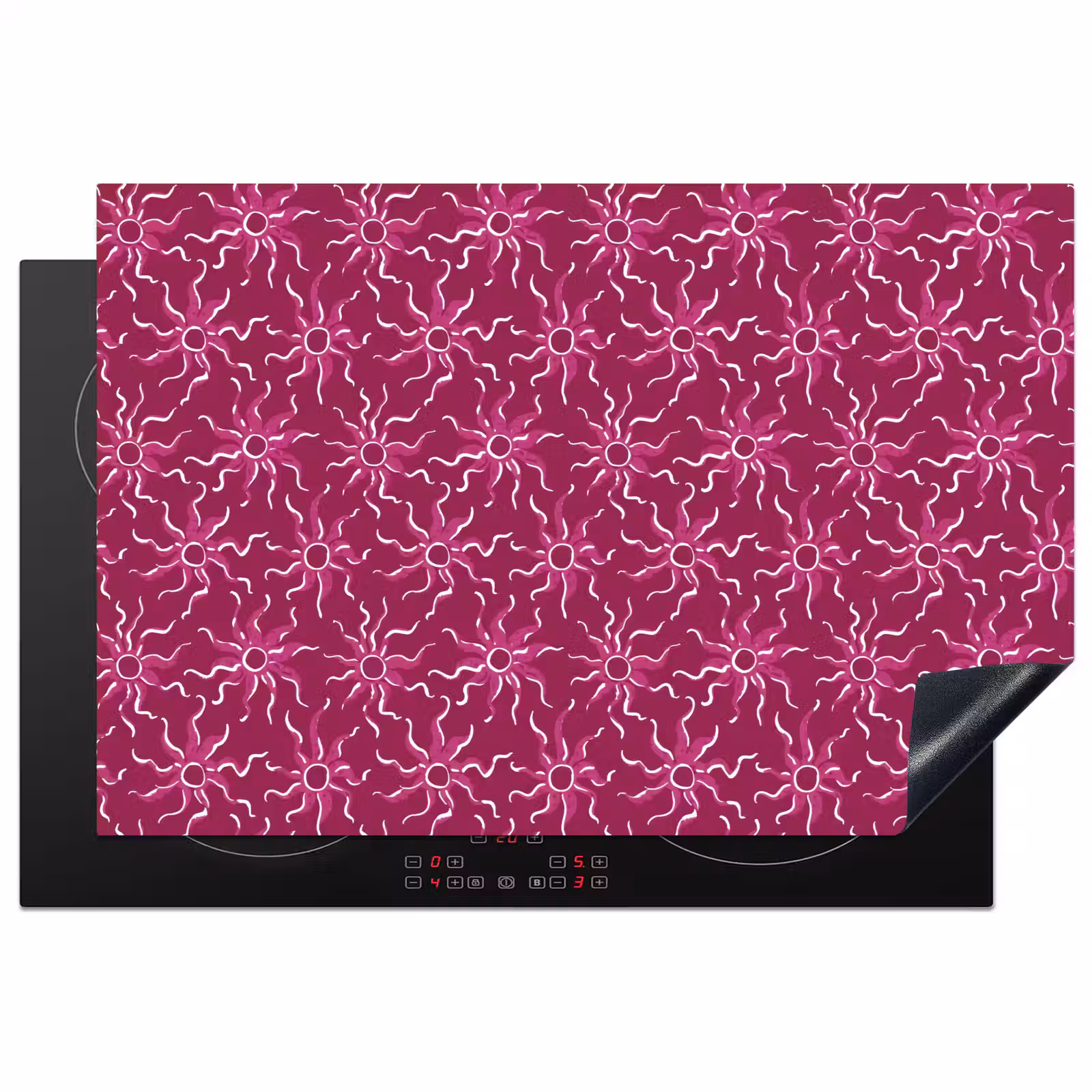 Inductie beschermer - Bohemian - Zon - Magenta — 1