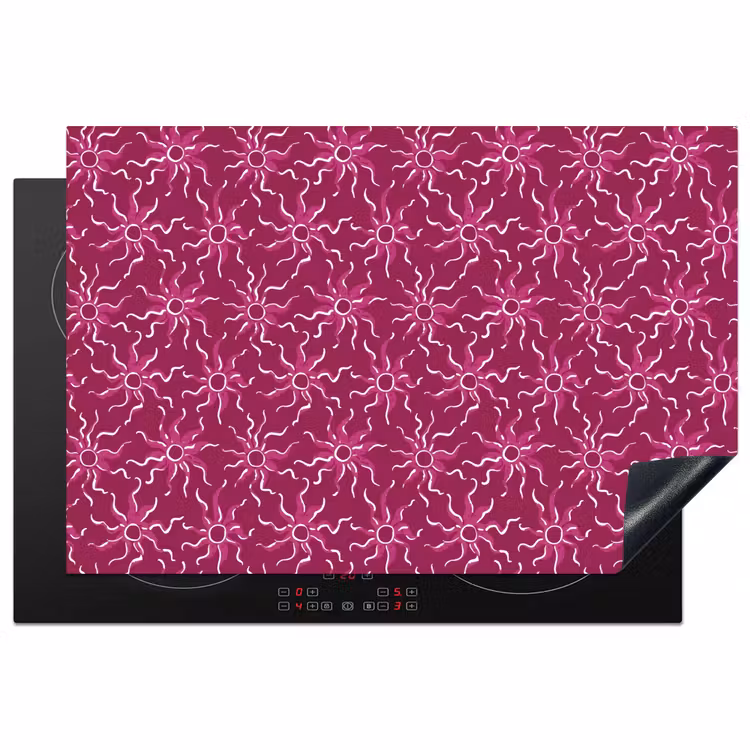 Inductie beschermer - Bohemian - Zon - Magenta — 1