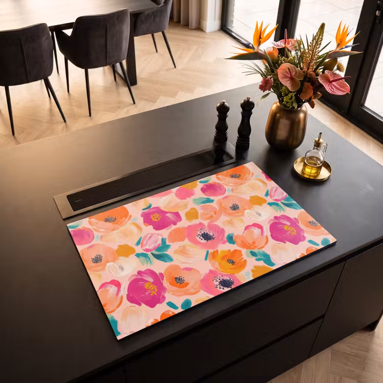 Inductie beschermer - Bloesems - Vrolijk - Kleurrijk — 5
