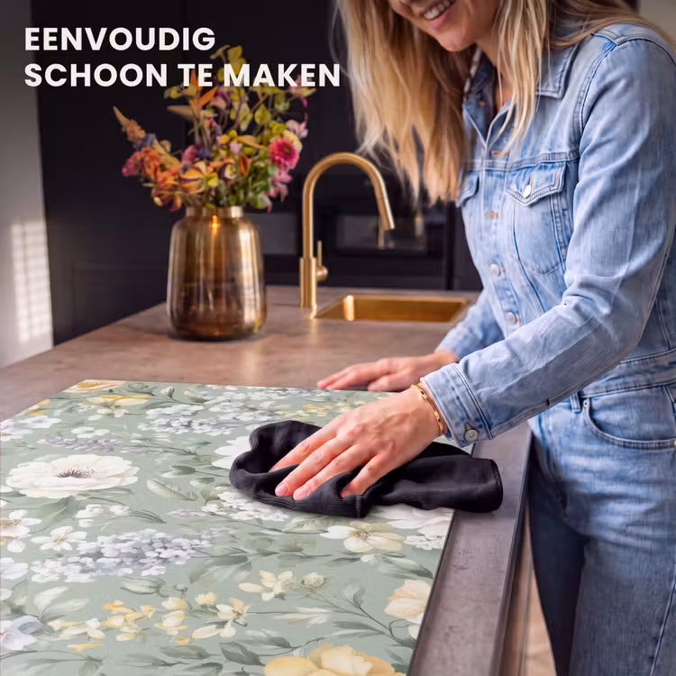Inductie beschermer - Klassiek - Bloemenpatroon - Kleurrijk — 6