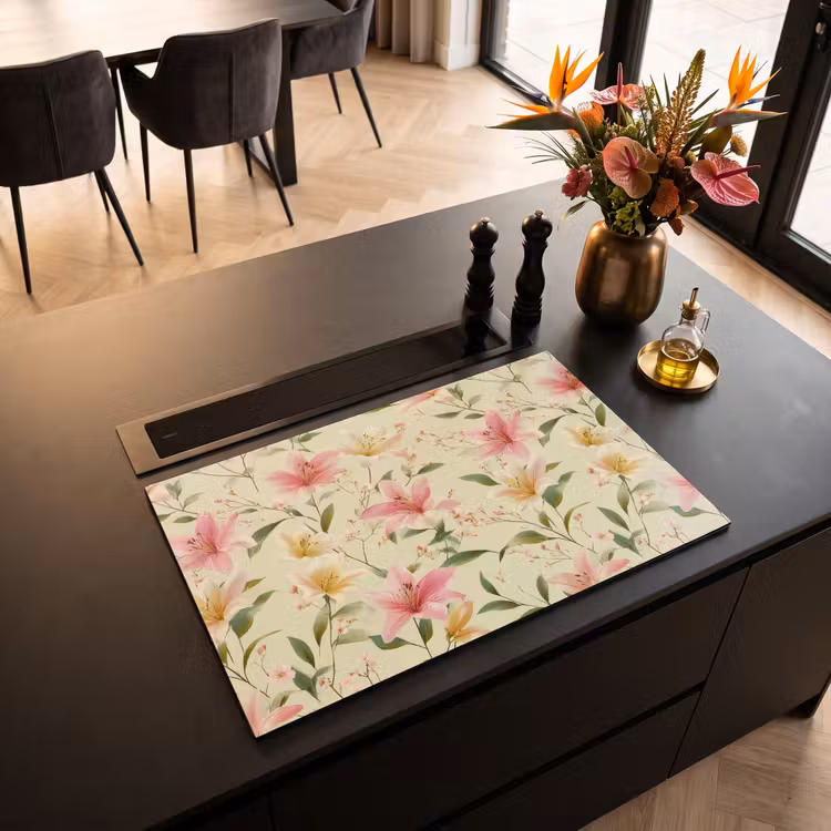 Inductie beschermer - Lelies - Sereen - Kleurrijk — 5
