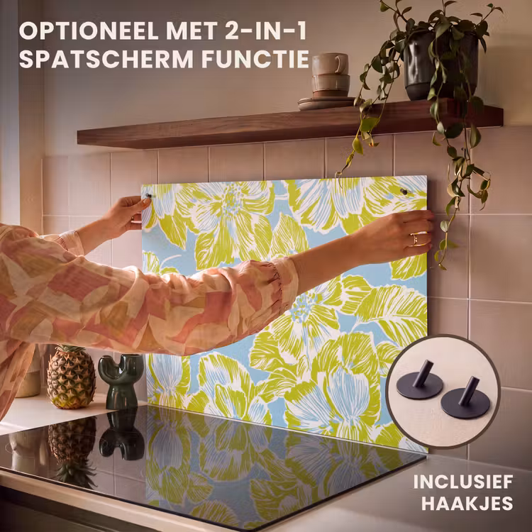 Inductie beschermer - Modern - Bloemen - Groen — 10