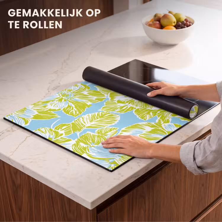 Inductie beschermer - Modern - Bloemen - Groen — 7