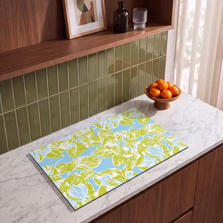 Inductie beschermer - Modern - Bloemen - Groen — 8