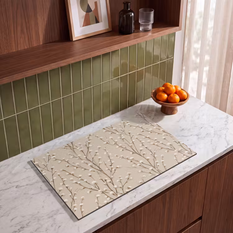 Inductie beschermer - Katoen - Natuur - Taupe — 8