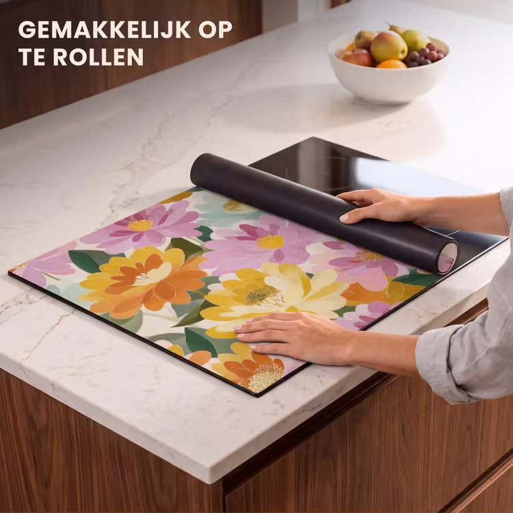Inductie beschermer - Lelies - Aquarel - Pastel — 7