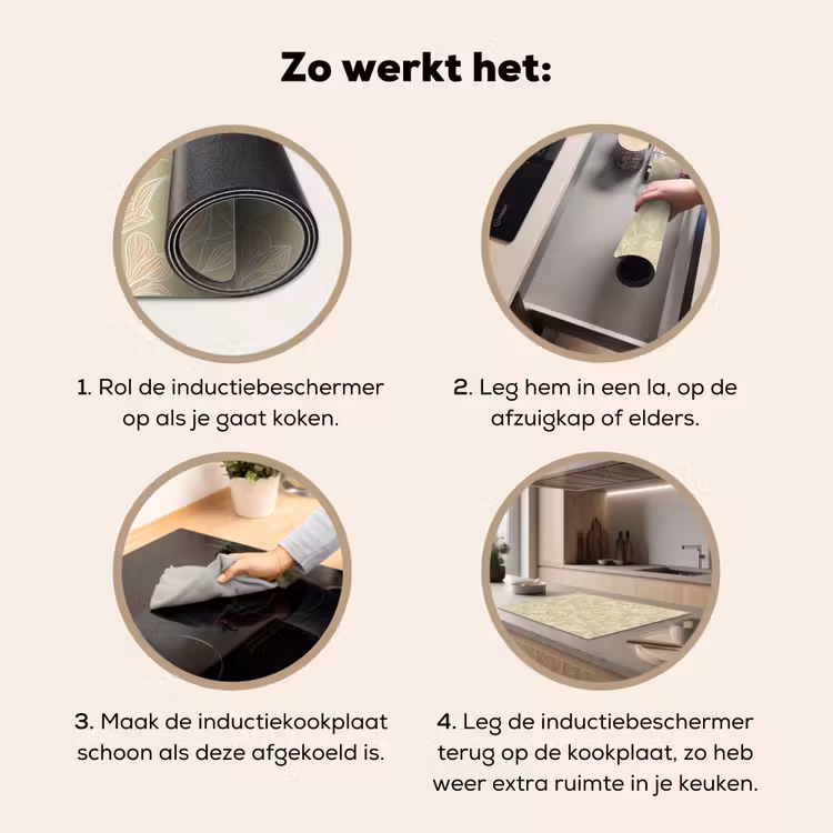 Inductie beschermer - Organisch - Subtiel - Groen — 7