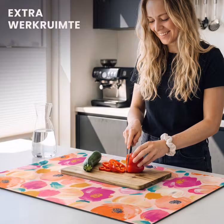 Inductie beschermer - Bloesems - Vrolijk - Kleurrijk — 4