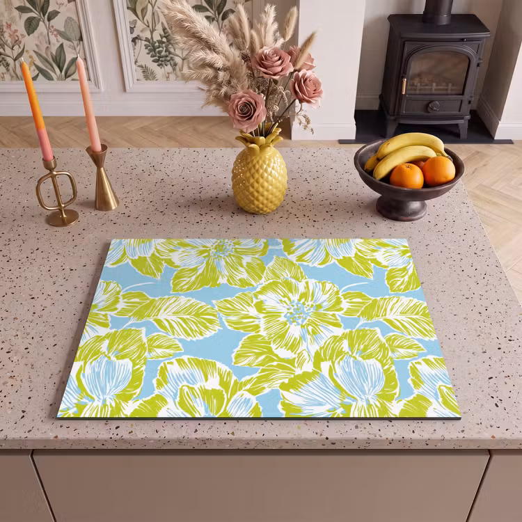Inductie beschermer - Modern - Bloemen - Groen — 2