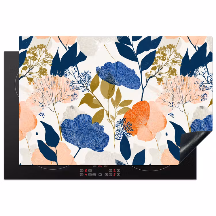 Inductie beschermer - Bloemen - Botanisch - Kleurrijk — 1