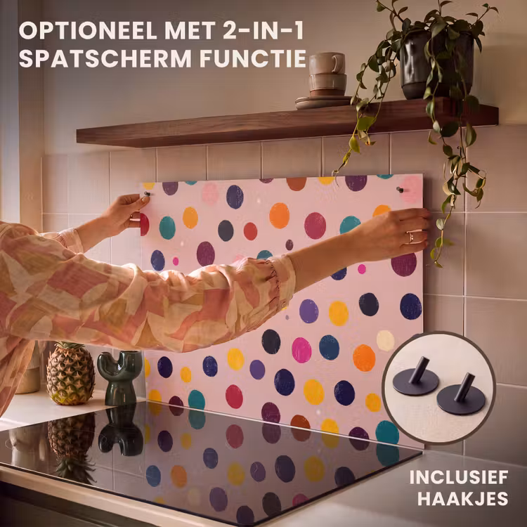 Inductie beschermer - Cirkels - Patroon - Kleurrijk — 10