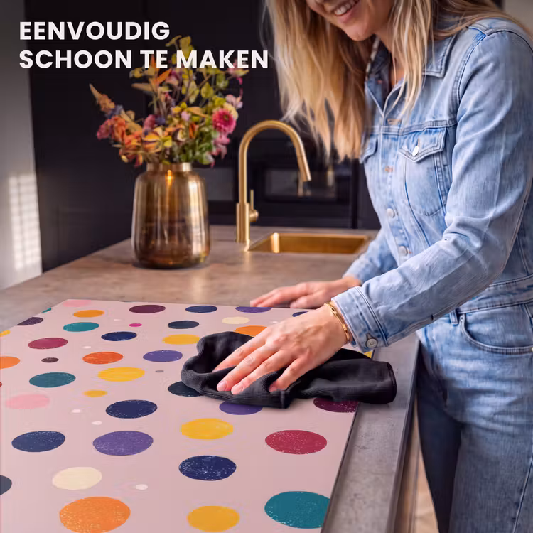 Inductie beschermer - Cirkels - Patroon - Kleurrijk — 6