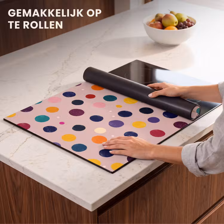 Inductie beschermer - Cirkels - Patroon - Kleurrijk — 7