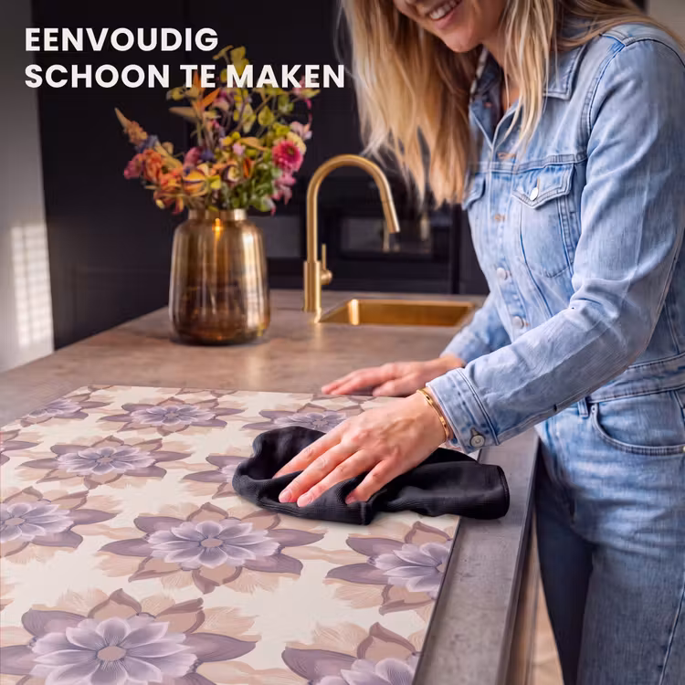 Inductie beschermer - Klassiek - Patroon - Paars — 6