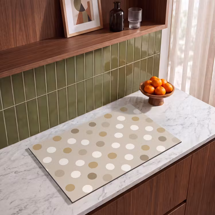 Inductie beschermer - Polka - Dots - Beige — 8
