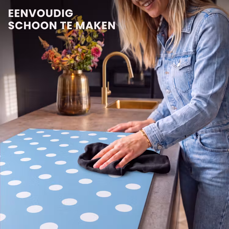 Inductie beschermer - Polka - Dots - Blauw — 6