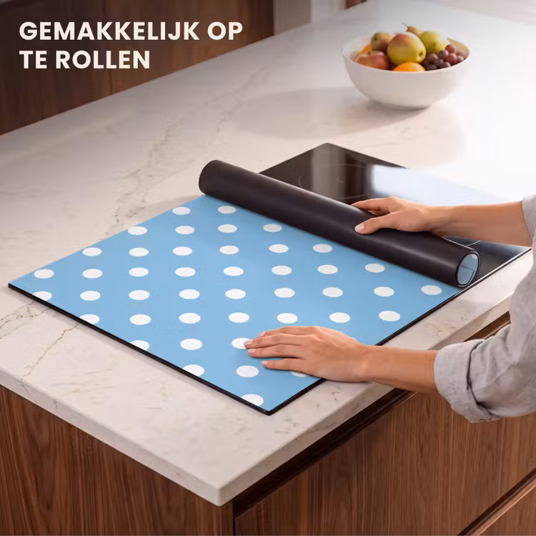 Inductie beschermer - Polka - Dots - Blauw — 7