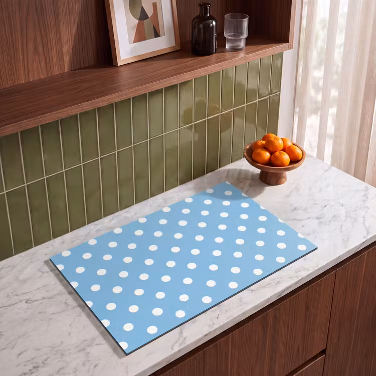 Inductie beschermer - Polka - Dots - Blauw — 8