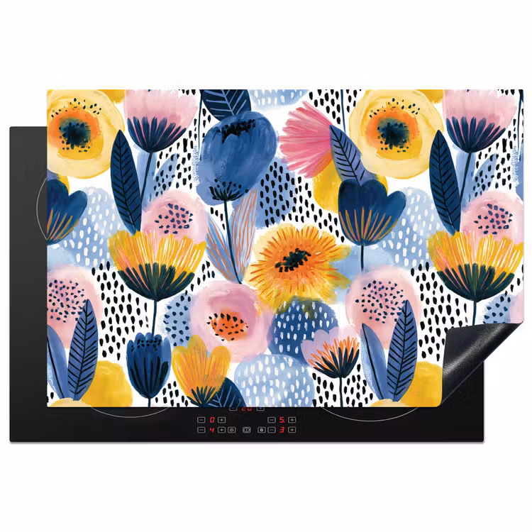 Inductie beschermer - Creatief - Patroon - Kleurrijk — 1