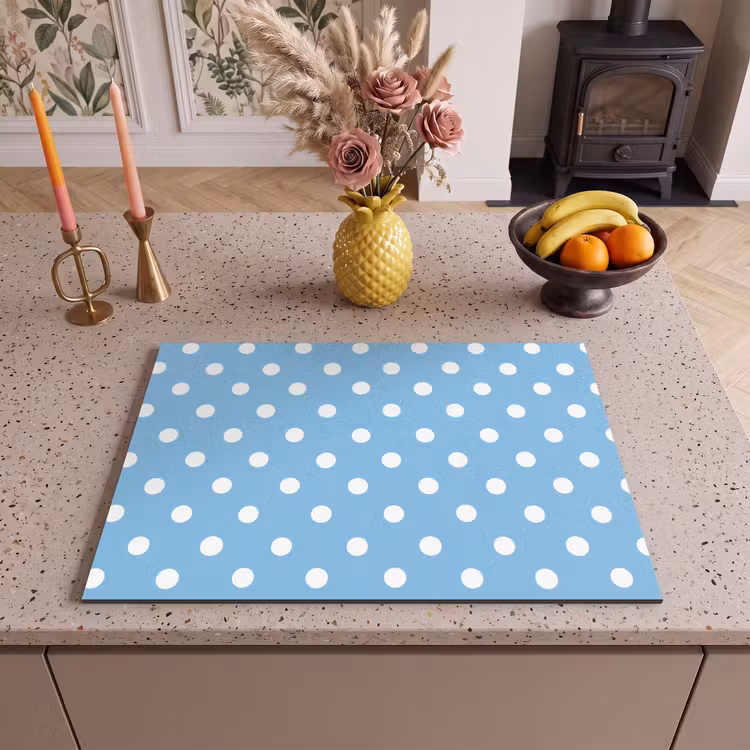 Inductie beschermer - Polka - Dots - Blauw — 2